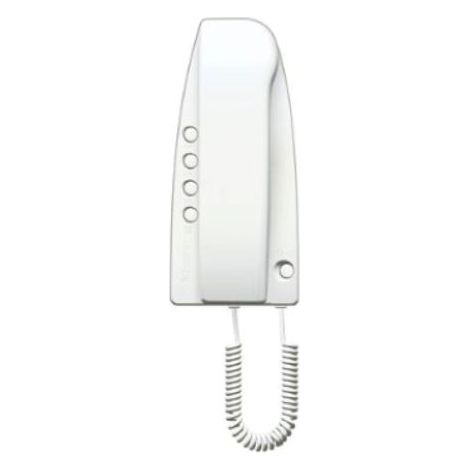 Bticino citofono audio sprint universale con pulsante apertura serratura e 4 tasti per funzioni aggiuntive colore bianco 334262 (1/6)