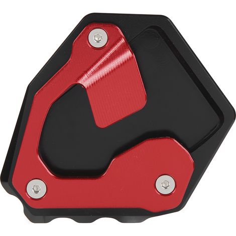 Plaque d'élargissement de béquille latérale pour CRF1000L Africa Twin 2016-2019, extension de support rouge, sabot anti-enfoncement remplacement (1/5)