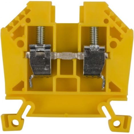 Conector de barra colectora de 2 hilos, 10 mm虏, amarillo, Euro 10/35, 43402N