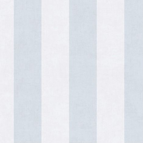 Papel pintado con rayas Profhome 770784 papel pintado no tejido liso con dibujo infantil mate azul gris-claro blanco papiro 5,33 m2