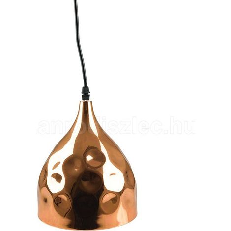 TRADE SHOP - Lampadario Pendente Lampada A Sospensione In Metallo Cono Oro Rosa Rame Vt-8170 - (1/5)