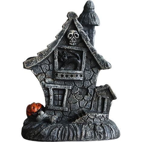 Decoración de Halloween, Calavera Iluminada, Calabaza Fantasmal, Resina Duradera, Interior Oficina Sala de Estar (1/5)