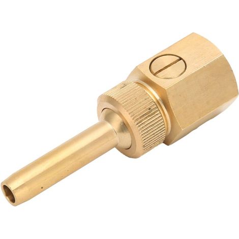 Verstellbare Springbrunnendüse aus Messing mit Ventil, 3/4"-Innengewinde für Teiche
