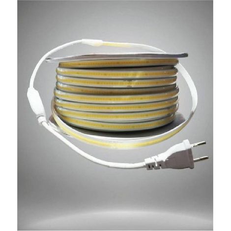 Trade Shop - Tiras Led Cob Goma 220v 14w/m 1400lm/m Ip65 Bobina 50 Metros -