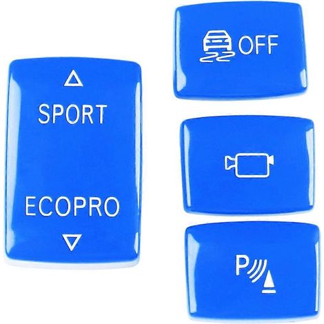 Kit de cache de sélecteur de vitesse avec radar ESP Sport pour BMW Série 1, 2, 3 et 4 (F20, F22, F23, F30, F32, F36) - Accessoires intérieurs bleus (1/5)