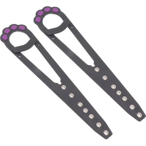 Loquet de Support de Porte pour Chat, 2 Supports de Porte pour Animal de Compagnie pour Chambre à Coucher (Noir)