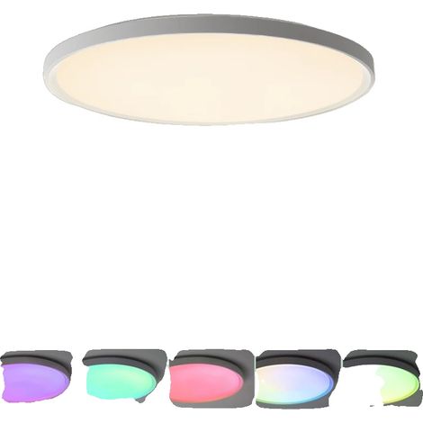Plafonnier, Éclairage RGB Coloré, Contrôle Intelligent, 46cm (1/2)