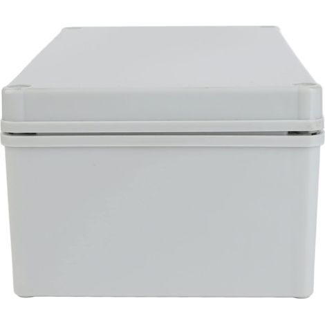 Boîte de jonction électrique avec plaque de montage Boîte de projet électrique DIY en plastique ABS IP67 étanche Gris (1/5)