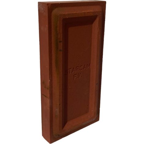 Mattone per focolaio faccia vista rosso tradizionale 3x11x22 cm