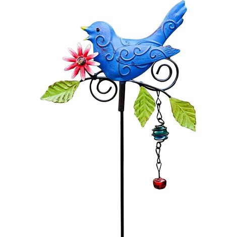 Für Garten Einfache Montage Skulptur Dekoration Metallvögel