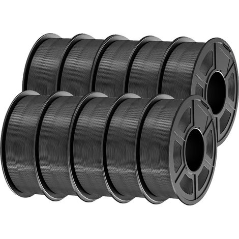 Filament d'imprimante 3D, matériau ABS durable, tolérance de haute précision, EABS Gris 10kg (1/2)