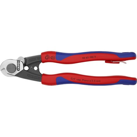 Pince-coupante pour câbles métalliques, multi-composants, fixation attachée (9562190TBKA) (1/3)