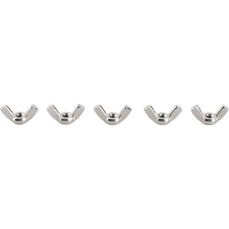 DIN 315 304 Hochfeste Edelstahlmuttern, Schrauben, Handbefestigungselemente – M3/M4/M5/M6/M8/M10/M12 – 5 Stück (1/5)
