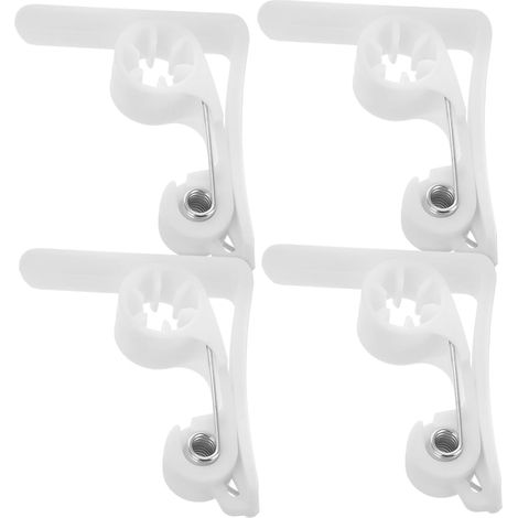 4 pinces plastique résistantes – extérieur – clips antidérapants – camping/jardin/pique-nique – usage quotidien