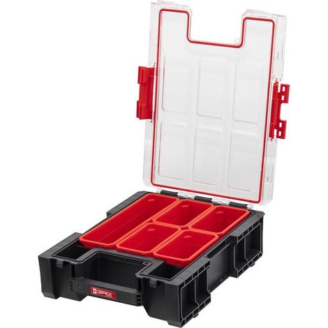 Organizador QBRICK SYSTEM ONE M Plus 2.0 con tapa, caja de plástico, 4 l (1/2)