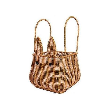 Panier en rotin avec anse, panier à œufs tressé, panier à pain, panier à fruits et légumes, panier de pique-nique en osier, panier à jouets (1/5)