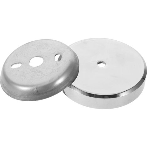 Kit de fixation pour porte-serviettes (2 pièces), plaques d 2 pièces), plaques de base en acier inoxydable, support mural pour salle de bain (1/5)