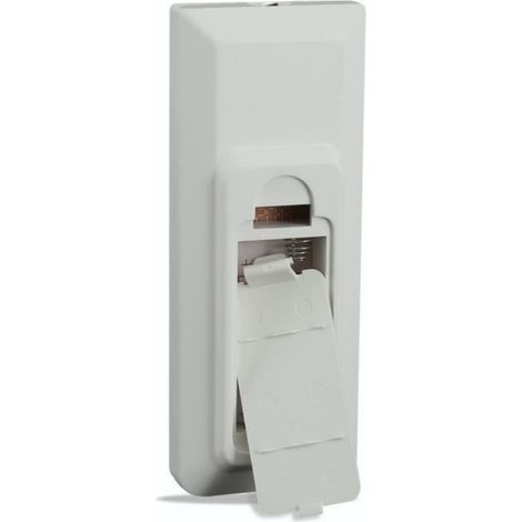 Télécommande Universelle - Climatiseur - Compatible Multi-Marques - KT-9018E - 8 x 4 cm - ABS Blanc - 2 Piles AAA Non Inclues (1/4)