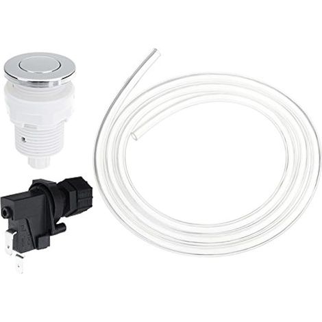 25V-250V Commutateur De Bain Interrupteur Pneumatique Kit D'Évacuation des Ordures Poubelle Broyeur À Air - 28Mm (1/5)