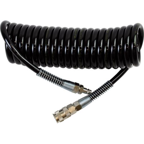 Tubo pneumatico a spirale ROOKS in poliuretano PU 12x8 mm, 5 m (OK-04.1000)