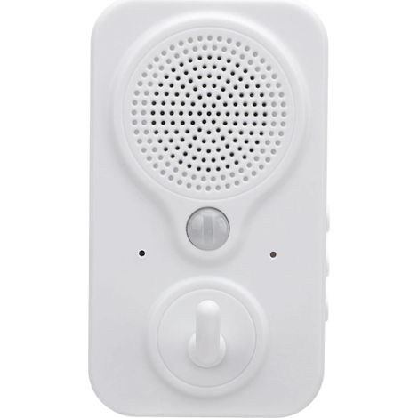 Timbre con Indicación de Voz, Activado por Movimiento, Reproductor de Sonido Grabable, No Requiere Batería, 1-3 Meses de Duración, Grabaciones de Usuario, Varias Indicaciones de (1/5)