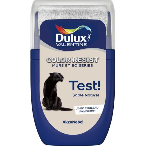 Testeur couleur Sable Naturel 30 mL - Peinture Color Resist - Dulux Valentine (1/5)