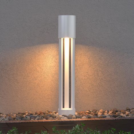 Mai & Mai Außenleuchte ⌀120xH700mm IP65 Wegeleuchte Außen Pollerleuchte für Garten, 3000K Stehlampe Gartenlampe Außenlampe Standleuchte Sandweiß 10W NeoForge (1/5)