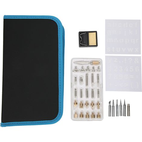 Kit de pyrogravure à température réglable 60 W avec prise européenne AC220V (1/5)
