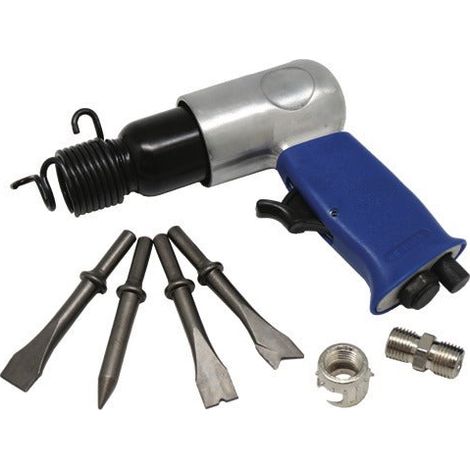 Scalpellatore automatico ad aria compressa completo di 4 scalpelli