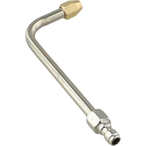 Stainless steel extension rod for 5000 PSI pressure washer - Adjustable U-shaped spray nozzle / 30° / 90° - Length 17cm or 35cm (1/5)