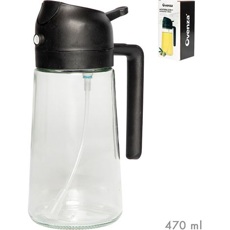 Unterzucker 2 in 1 con funzione anti-goccia spray nero 430 ml