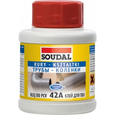 Colle Pvc - Gel Visqueux - Résistante Jusqu'à 80 °C - Pour Tuyaux Raccords Gouttières Et Drains En Pvc - 50 Ml