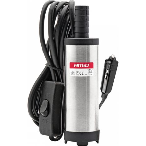Bomba sumergible de 12 V para drenar combustible, agua y líquidos amio-03242 (1/5)