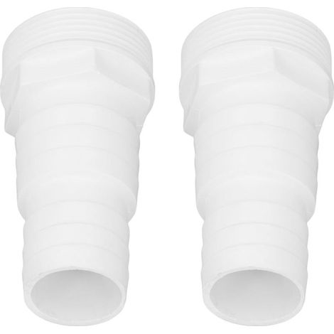 Adaptateur de Tuyau de Pompe Piscine, Adaptateur Tuyau Pompe Filtre Piscine à Filetage Mâle 47 Mm, Raccord en Plastique pour Pièces Rechange (1/5)