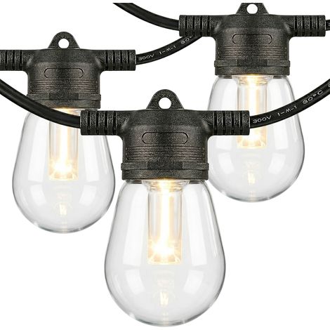 Guirlande lumineuse globe, guirlande lumineuse rideau RGBW, étanche IP44 pour la décoration intérieure et extérieure