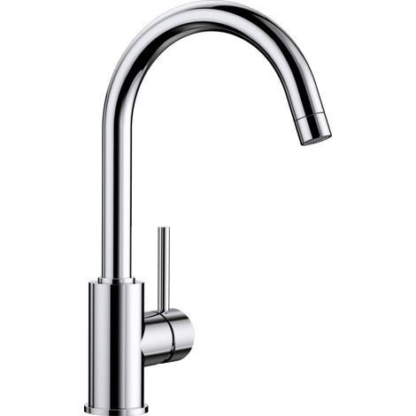 mezclador monomando de lavabo cromado - 517742 - blanco - (1/5)