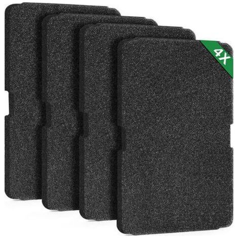4 filtres pour sèche-linge, filtres éponge, compatibles avec Beko Grundig Blomberg ElektraBregenz 2964840100, 240 x 155 x 11 mm,-Karteo (1/4)