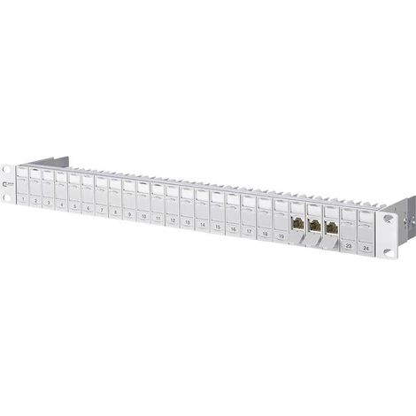 Panneau de brassage 24 ports Metz Connect 130920-E CAT 6a 1 UH R42476 (1/3)