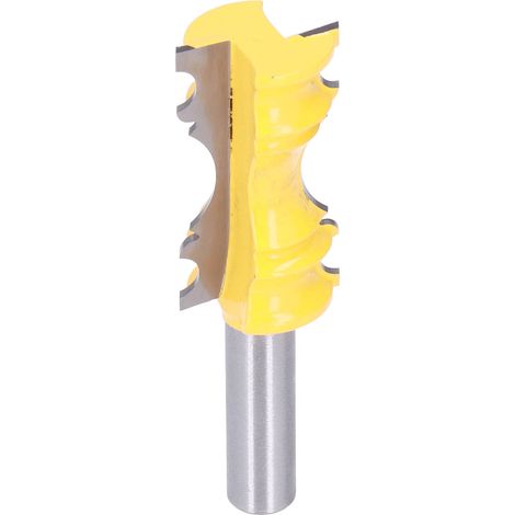 Fraise à moulurer pour cimaises, en acier au carbone allié, forme de couronne, diamètre 1‑1/8 po, profondeur 2 po (1/5)