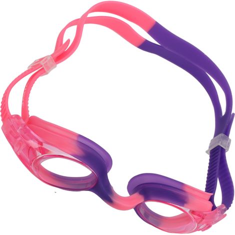 Lunettes de natation haute définition pour enfants, étanches, antibuée et réglables, pour garçons et filles, rose et violet (1/5)