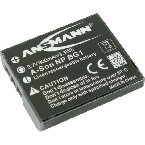 ANSMANN Akkupack A-Son NP BG 1 Ersatz für Kamera Sony DSC-W30… 5044293 (1/5)