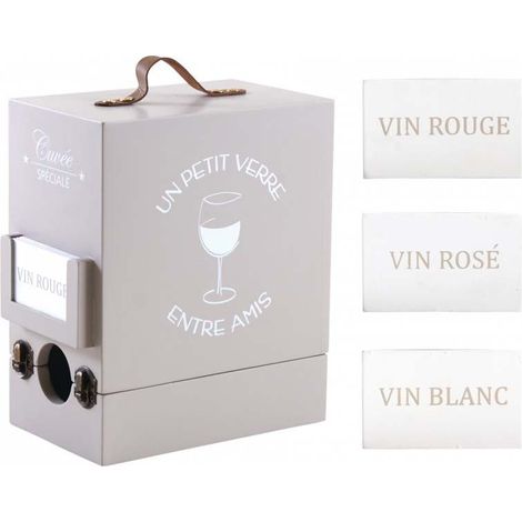 Boîte à cubi en bois 3 litres