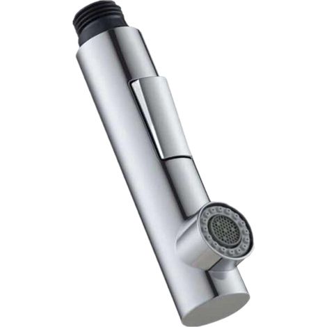 Robinet de cuisine et de salle de bain avec douchette extractible, jet d'eau, buse de rechange, arroseur (1/5)