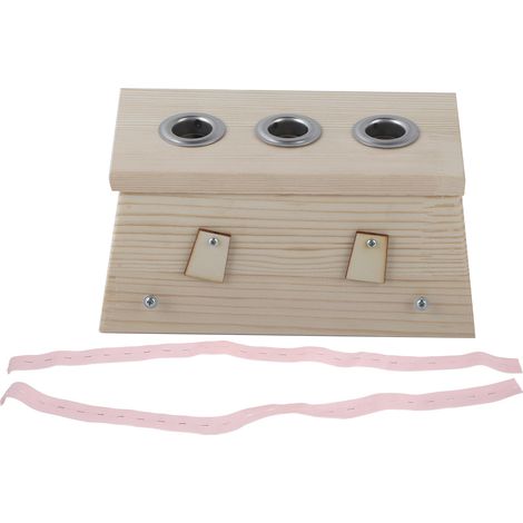 Boîte de Moxibustion en Bois à Température Réglable - Thérapie de Guérison avec 3 Trous (1/5)