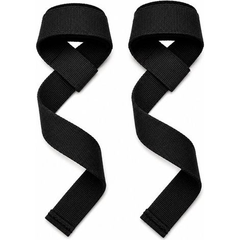 Ceinture d'assistance MKAS Sports Fitness pour l'entraînement de la force de préhension et la musculation (tractions, tractions, soulevé de terre) avec support de poignet en silicone. (1/5)
