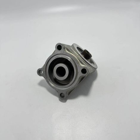 Porte-filtre à huile 6D95 pour moteur d'excavatrice Komatsu PC200-5/6 (1/5)