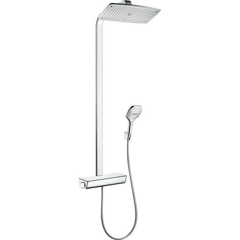Hansgrohe – Colonne de douche hydromassante 1 jet – Technologie Airpower – Limiteur d'eau chaude – 27112000 (1/10)