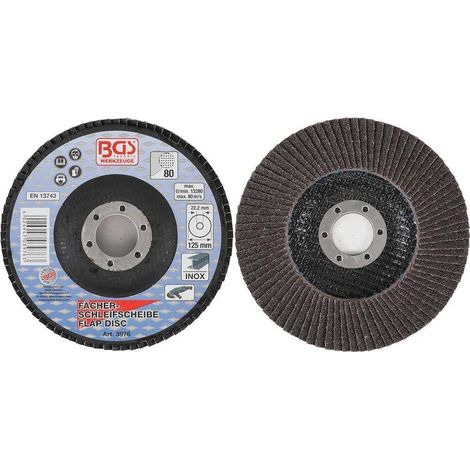 Disque à Lamelles 125 mm - Grain K80 - Ponçage Efficace et Précis, - D-Work (1/4)