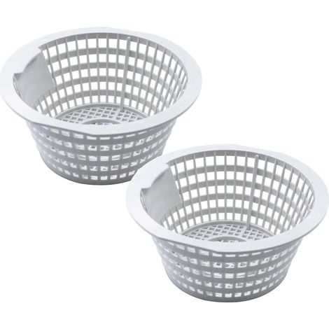 Paniers de rechange pour skimmer Swimline Hydrotools 8928 et Olympic ACM88, adaptés aux piscines hors sol et souterraines. (1/4)