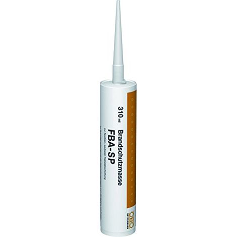 OBO Bettermann Masilla ignífuga en cartucho 310ml Material de construcción intumescente marrón, 7202322